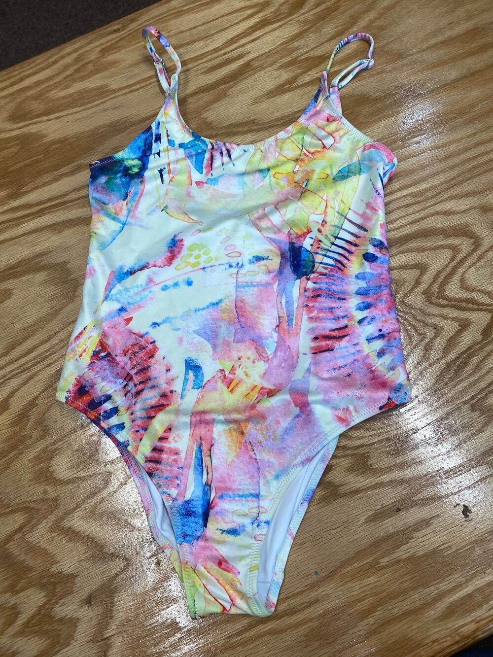 Stella Cove size 16yrs multicolor swim 1pc (b57)